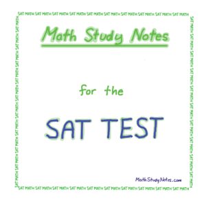 Hand-Drawn Math Study Notes for the SAT!